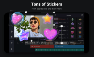 Download KineMaster Pro MOD APK - Tons of Stickers